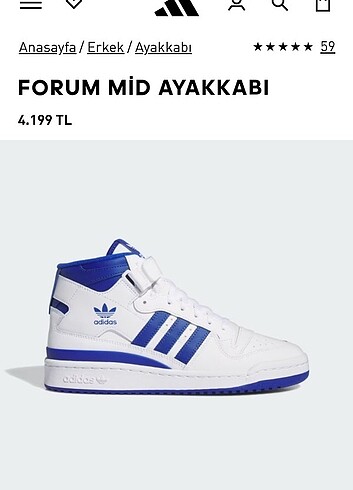 Adidas unisex ayakkabı 