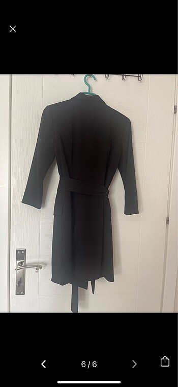 MANGO KEMERLİ BLAZER ELBİSE - Görsel 6