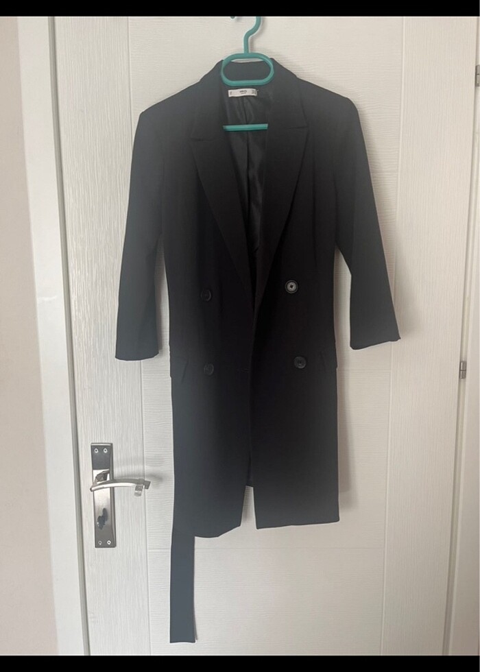 MANGO KEMERLİ BLAZER ELBİSE - Görsel 2