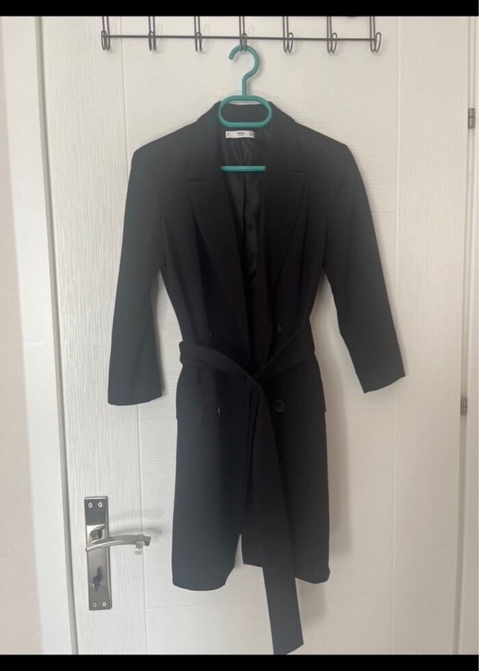 MANGO KEMERLİ BLAZER ELBİSE - Görsel 4