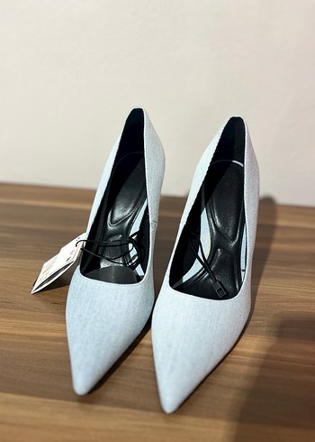 ZARA Denim Stiletto - Görsel 3