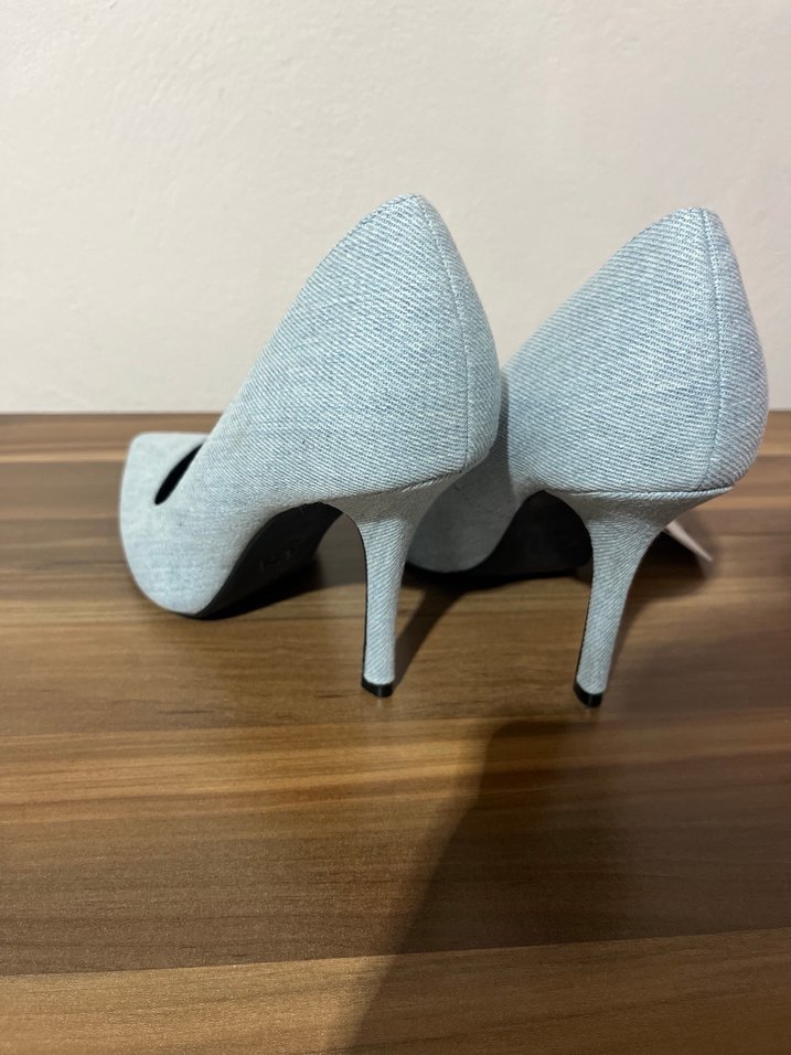 ZARA Denim Stiletto - Görsel 4