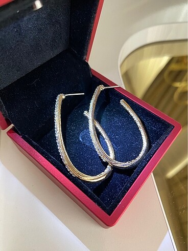 Accessorize Gold çelik küpe