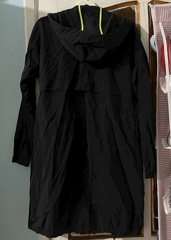 Fermuarlı Siyah Midi  Mont - Görsel 4