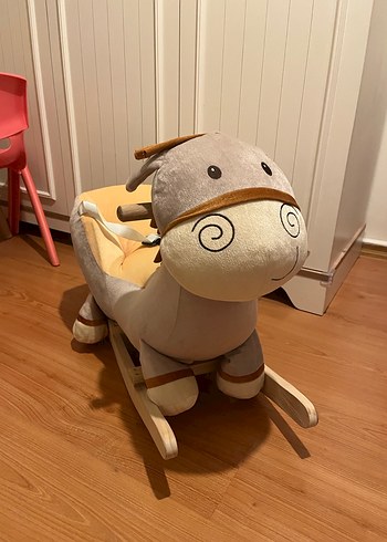 Beden Peluş Sallanan Oyuncak Eşek e bebek