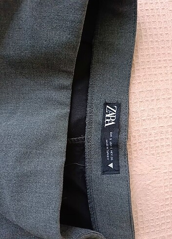 Zara gri şort etek