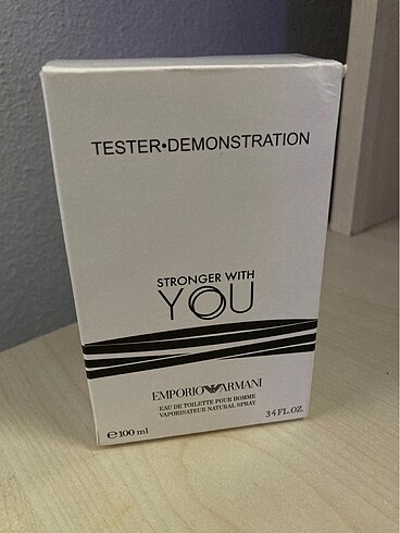 Emporio armani erkek parfüm orijinal stronger with you