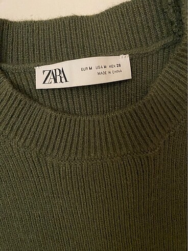 s Beden Zara peplum kazak