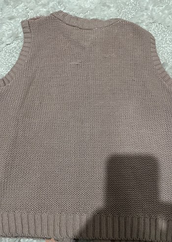 Kız Çocuk Pembe Kürklü Yelek - Görsel 3