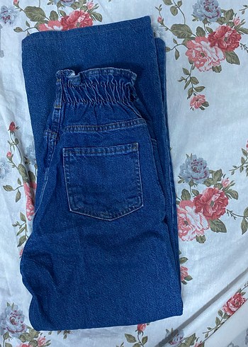 diğer Beden mavi Renk Kadın Mavi Salaş Midi Kot Pantolon