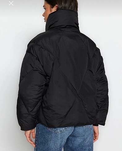 xl Beden Şişme oversize mont
