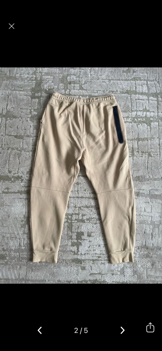 Bej Nike Tech  Eşofman Altı - Görsel 2