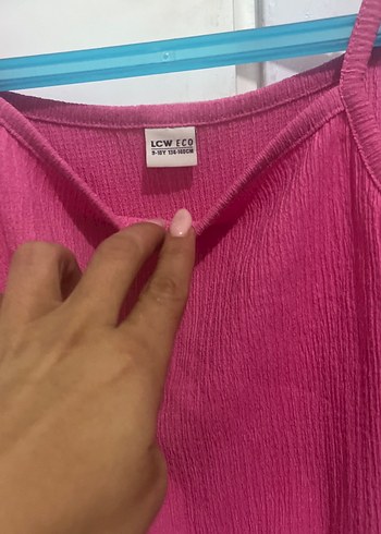 LC Waikiki Pembe Kolsuz Bağlamalı çocuk atlet