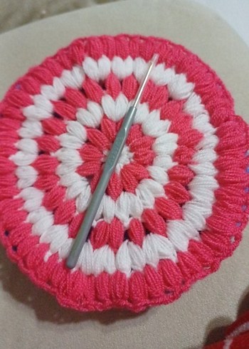 Renkli Örgü Banyo Süngeri - Görsel 2