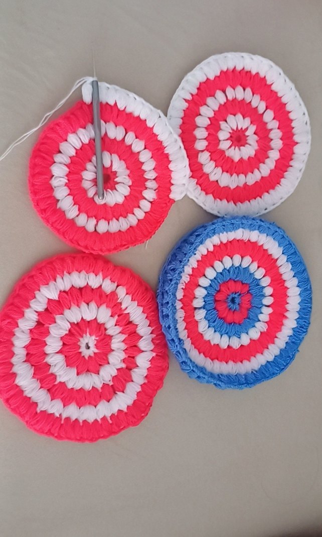 Renkli Yuvarlak Banyo Süngeri - Görsel 2