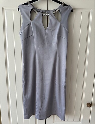Zara Viol saten elbise