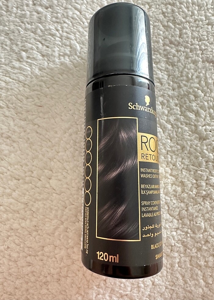 Schwarzkopf siprey saç boyası siyah - Görsel 2