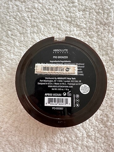  Beden Renk Absolute Bronzer medıum rengi