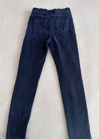 Lacivert kadife tayt - Görsel 4