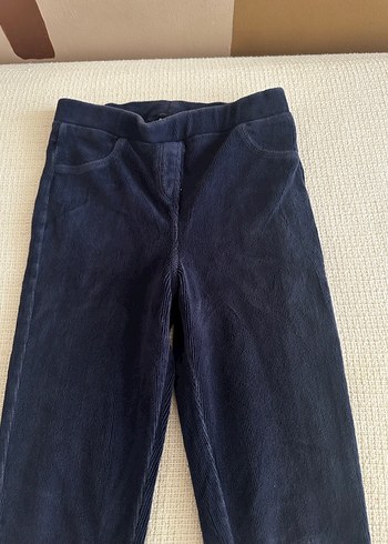 Lacivert kadife tayt - Görsel 2