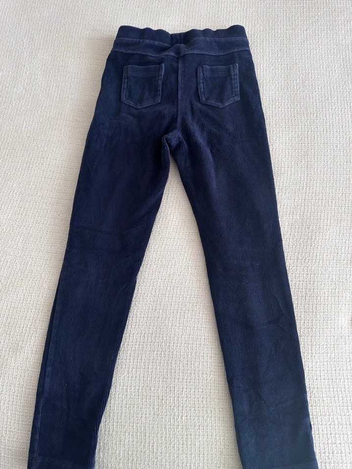 Lacivert kadife tayt - Görsel 4