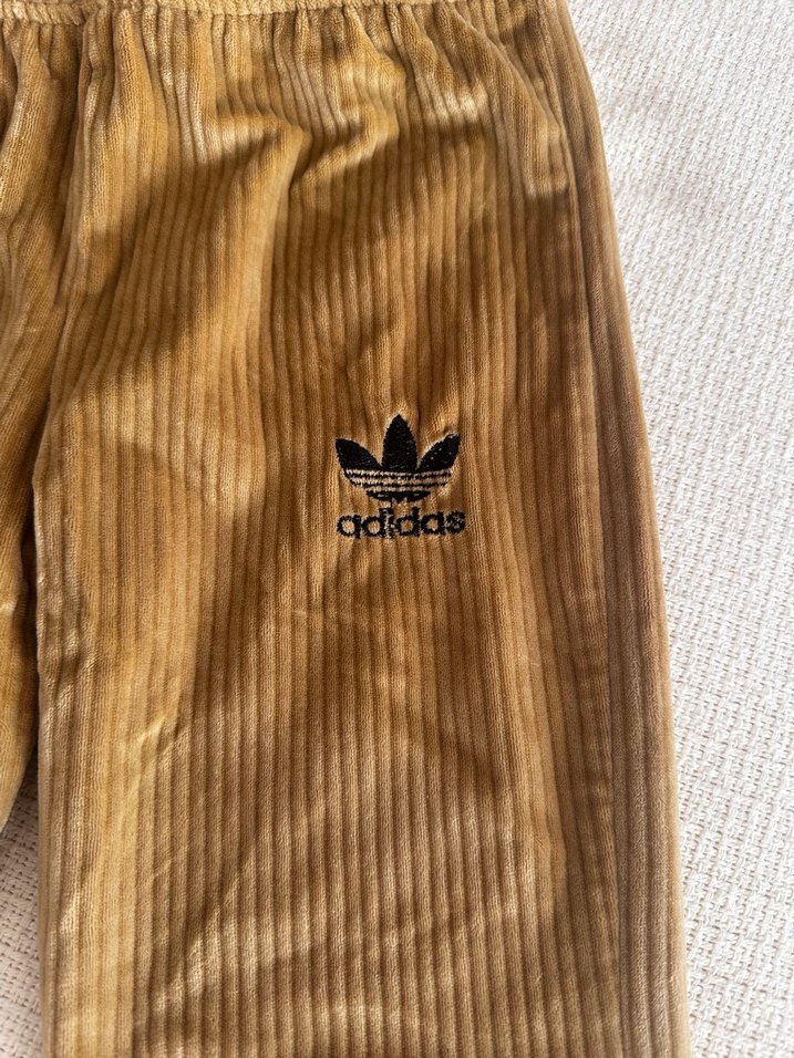 Adidas fitilli kadife tayt - Görsel 2