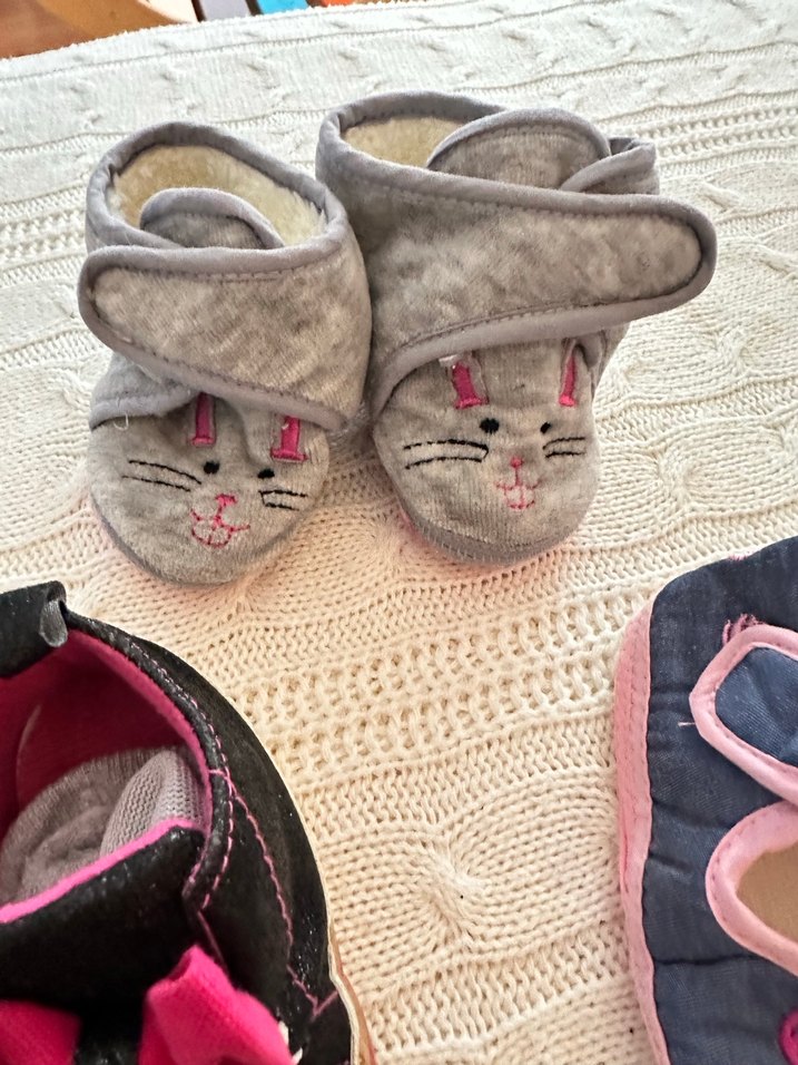 3 adet bebek patiği 3-6 ay için - Görsel 4