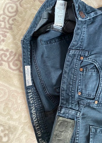 36 Beden Düğmeli Lacivert Regular Fit Denim Erkek Kot loft essentials