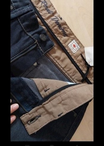 Erkek Lacivert Denim Pantolon - Görsel 4