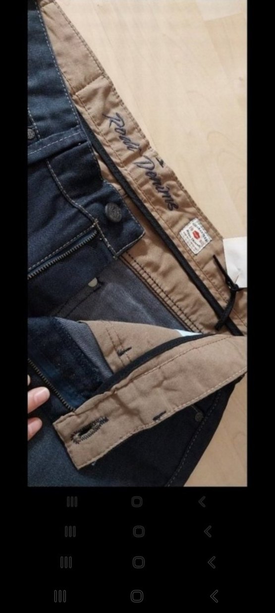 Erkek Lacivert Denim Pantolon - Görsel 4