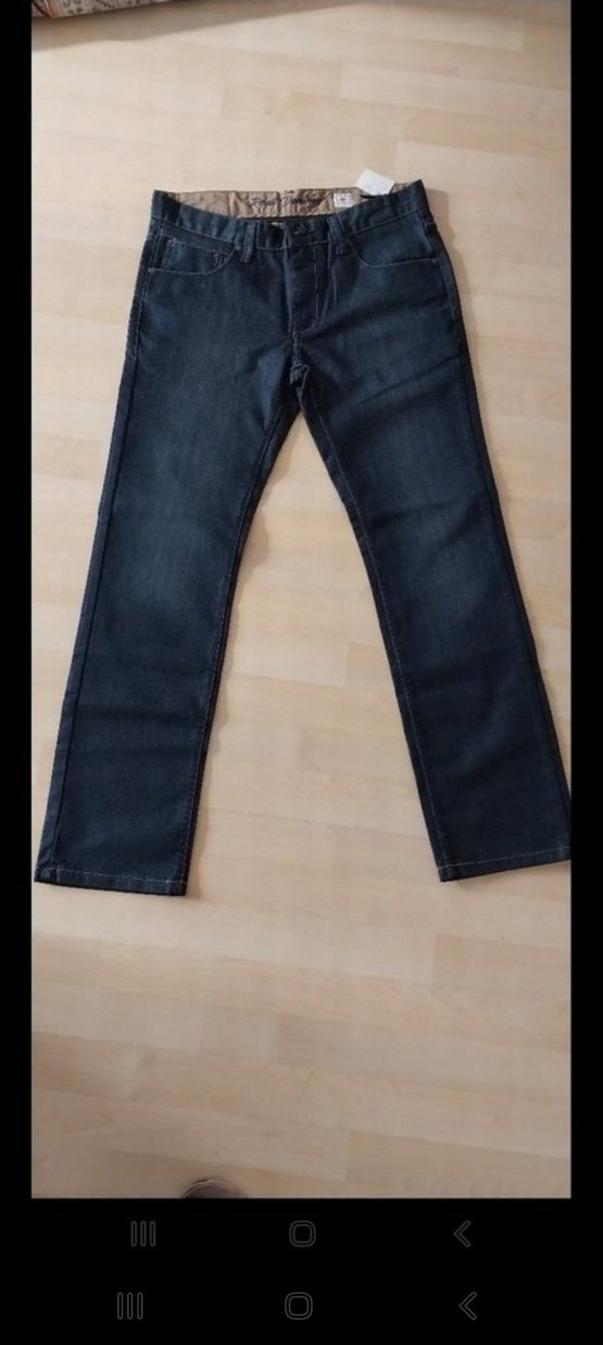 Erkek Lacivert Denim Pantolon - Görsel 2