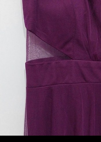 Mor Abiye Elbise - Görsel 3