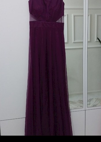 Mor Abiye Elbise - Görsel 4