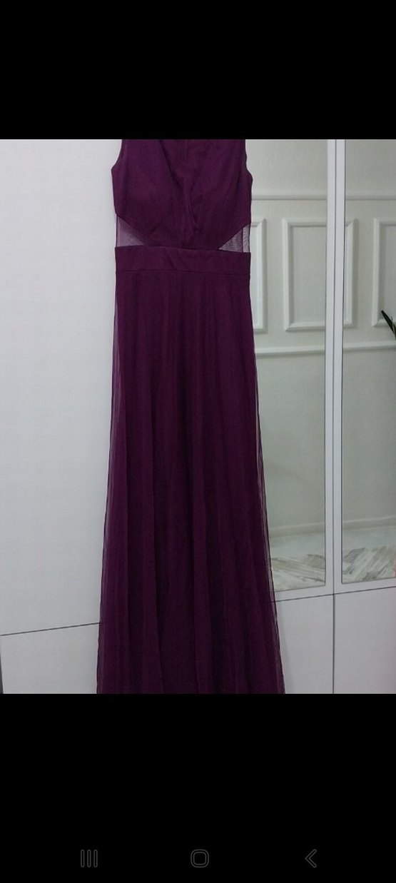Mor Abiye Elbise - Görsel 4