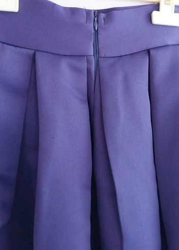 Mor Pilili Midi Kadın Etek - Görsel 3