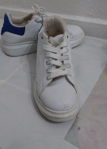 Beyaz Kadın Spor Ayakkabı - Görsel 2