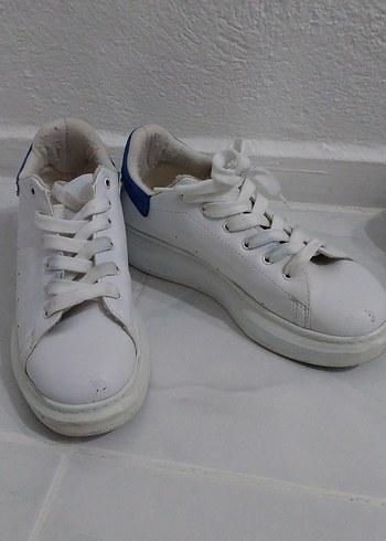 Beyaz Kadın Spor Ayakkabı - Görsel 4