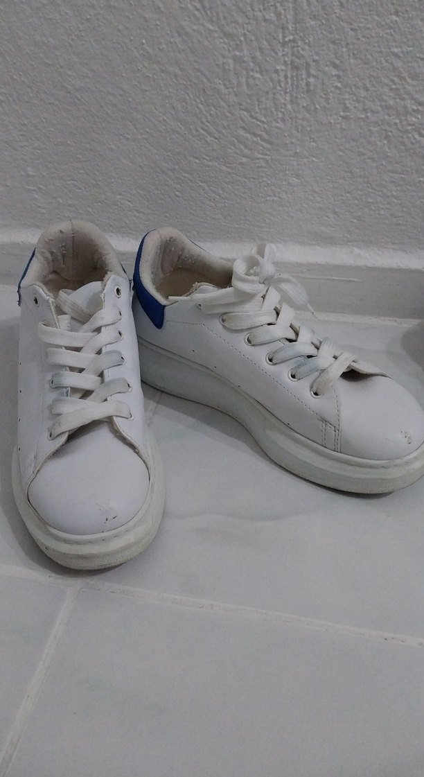 Beyaz Kadın Spor Ayakkabı - Görsel 4