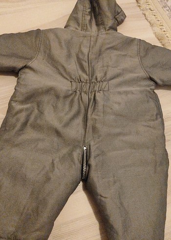 Gri Fermuarlı Bebek Erkek Tulumu - Görsel 6