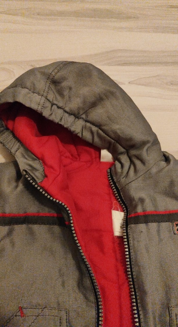 Gri Fermuarlı Bebek Erkek Tulumu - Görsel 3