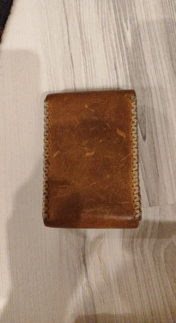 Kahverengi Bohem deri sigaralık - Görsel 2