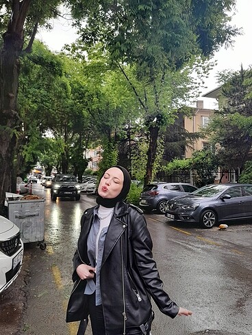 m Beden Deri Ceket