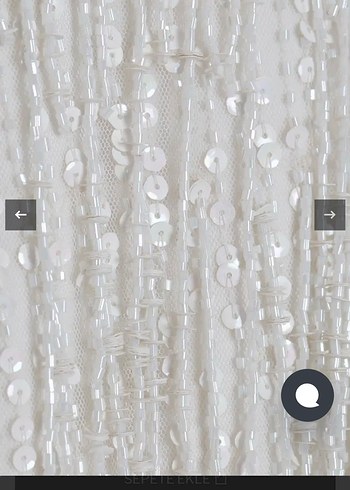 Beyaz Mini Abiye Elbise - Görsel 4