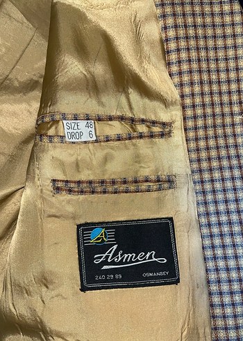 Düğmeli Kahverengi Erkek Yün Ceket - Görsel 7