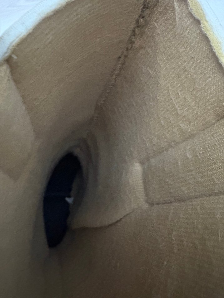 Bej  Dizaltı Deri Çizme - Görsel 3