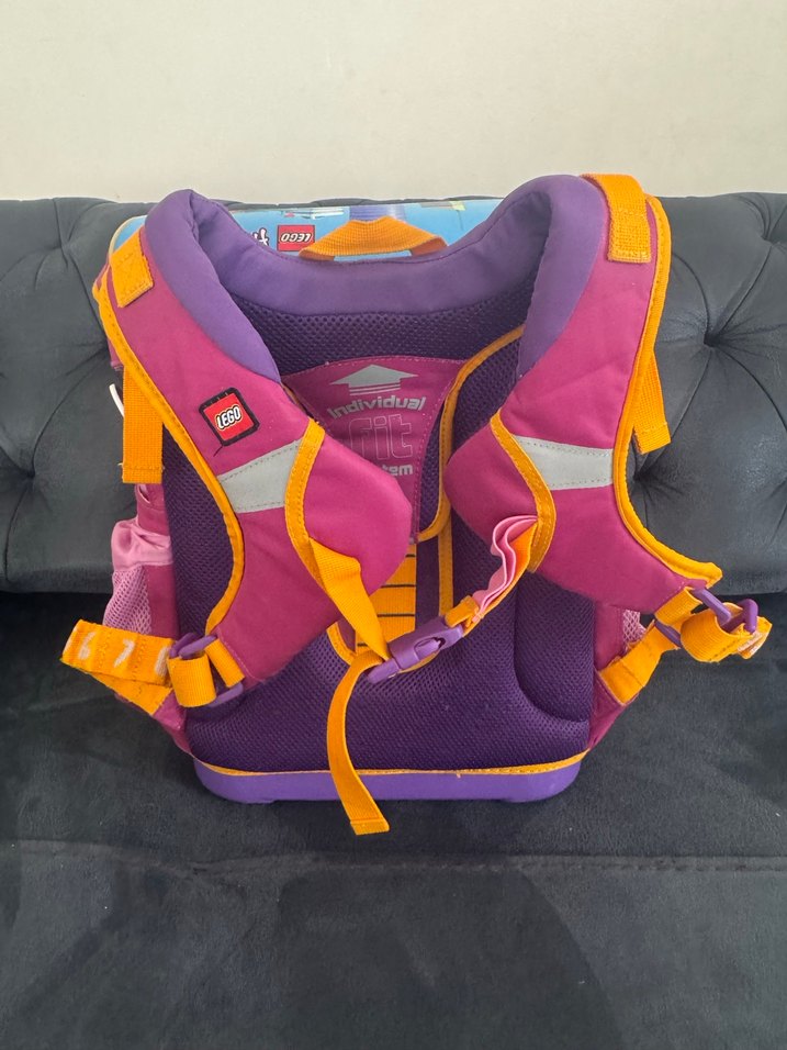 Mor Renkli Kız Çocuk Okul Çantası - Görsel 5