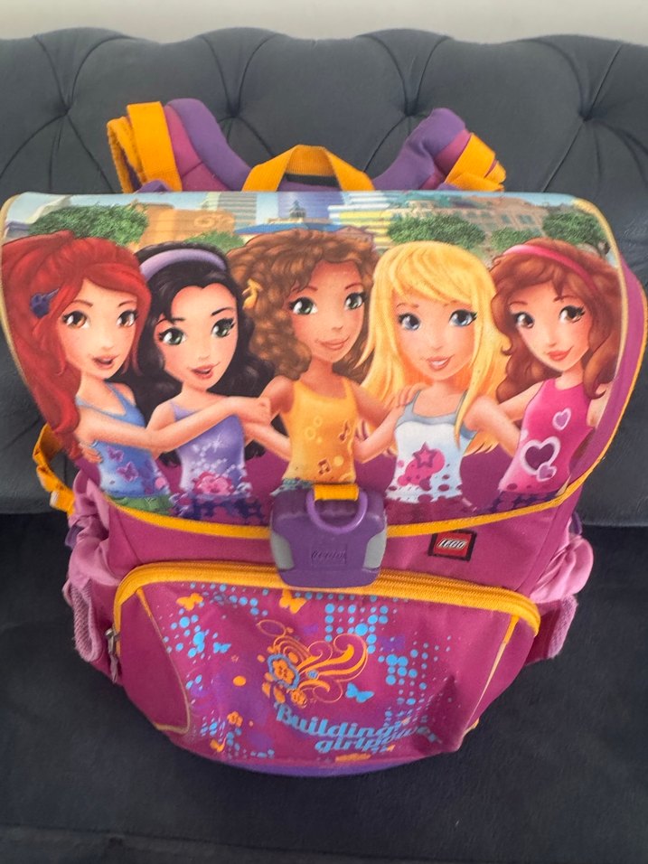 Mor Renkli Kız Çocuk Okul Çantası - Görsel 3