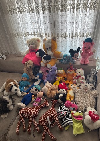 Renkli Peluş Oyuncak Koleksiyonu - Görsel 3