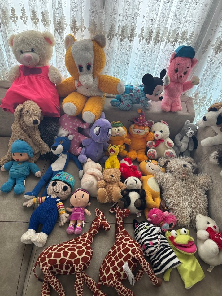 Renkli Peluş Oyuncak Koleksiyonu - Görsel 2