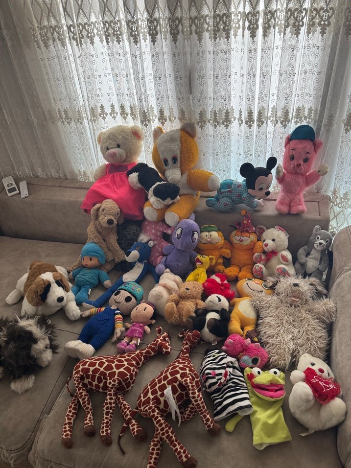 Renkli Peluş Oyuncak Koleksiyonu - Görsel 3